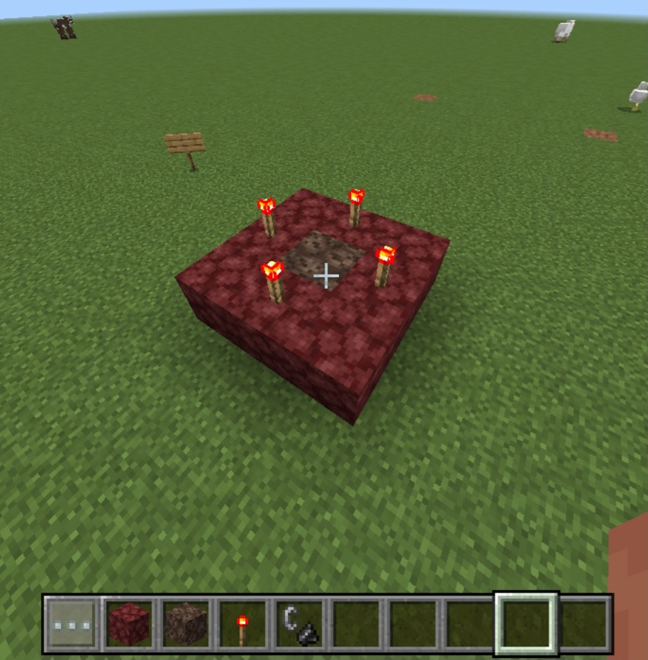 Herobrine summoning structure