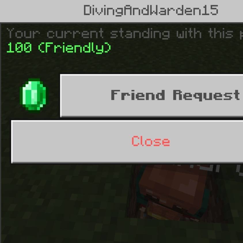 Menu for managing AI friends