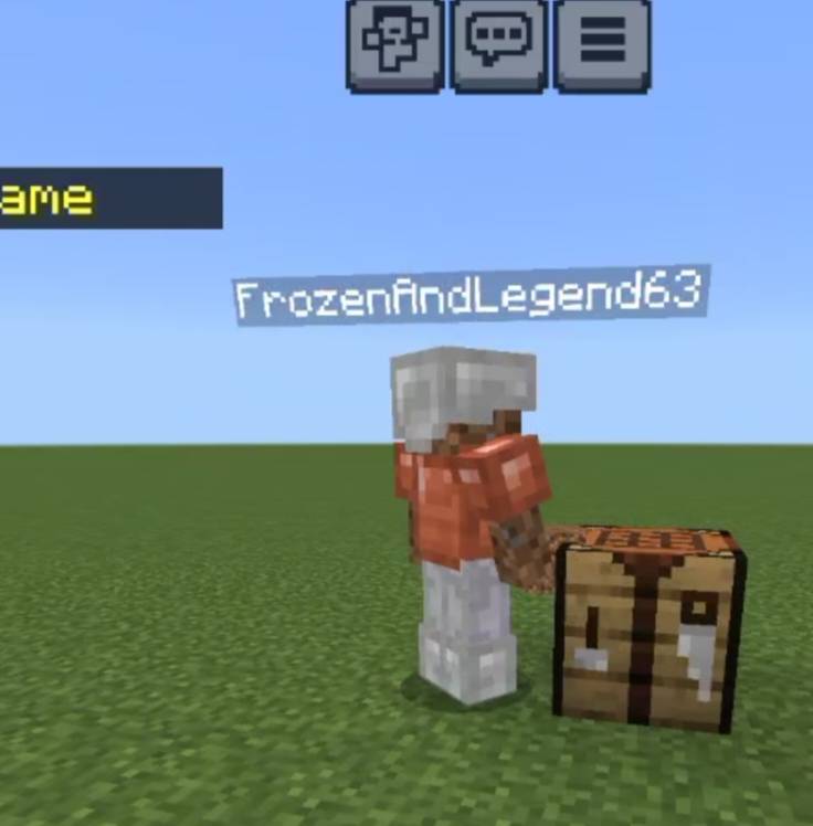 AI player upgrading equipment at workbench