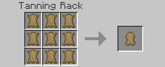 Tanning Rack Crafting