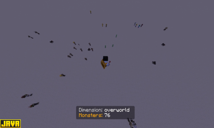 Enhanced mob farm with higher mob cap