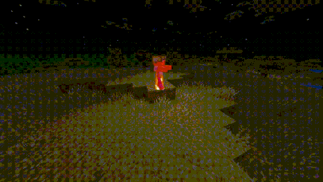 Burning entity emitting light