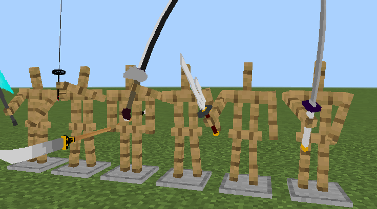 Weapons and key items overview