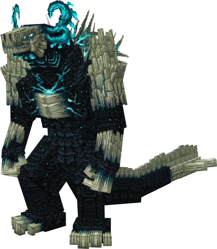 Wardenzilla kaiju model