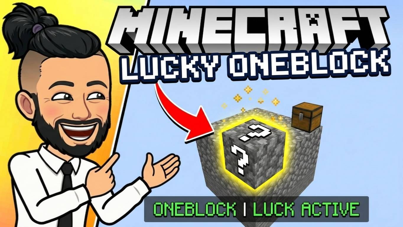 Lucky One Block – Chaos Skyblock — screenshot 1
