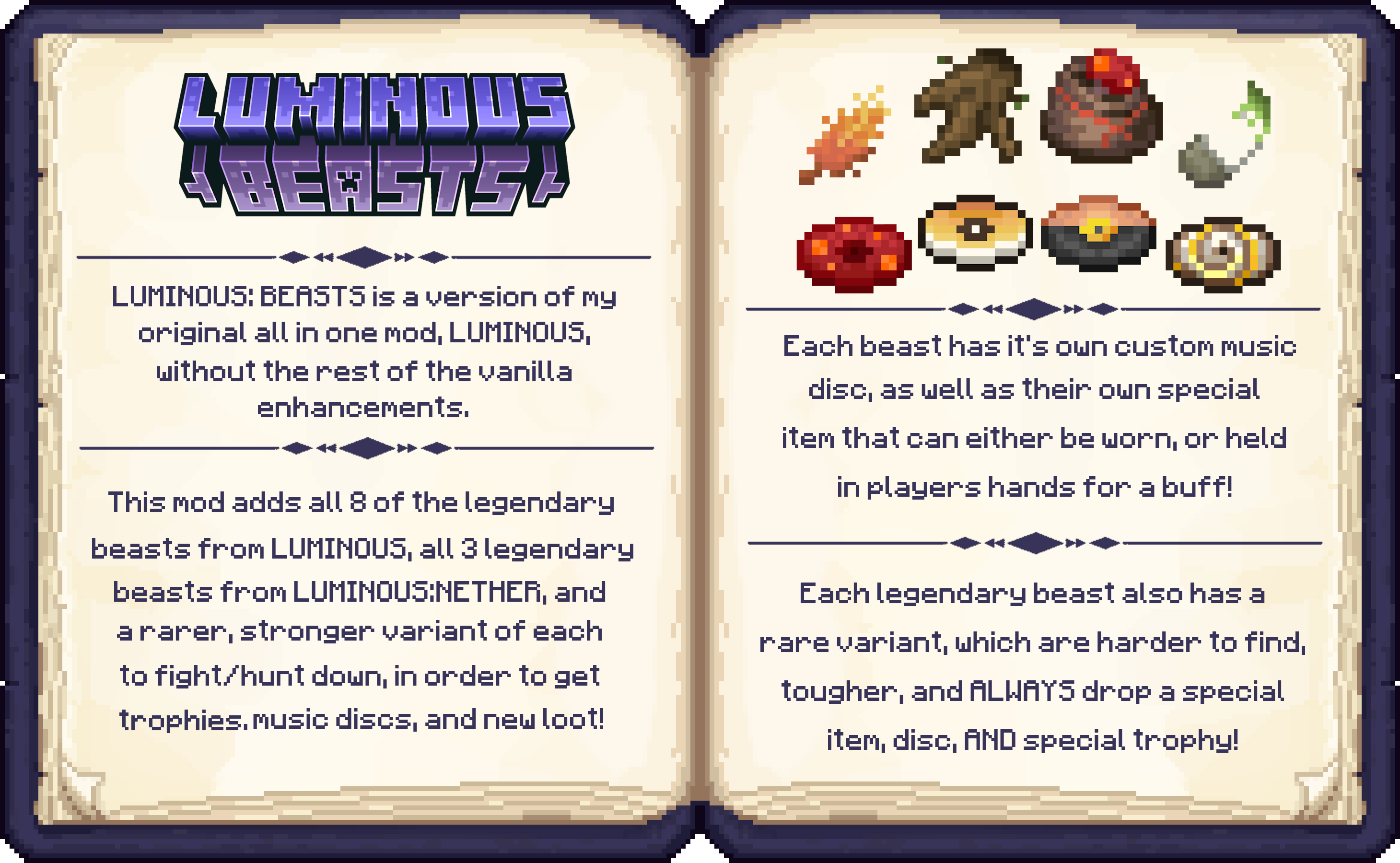 LUMINOUS: BEASTS - Legendary Beast Example