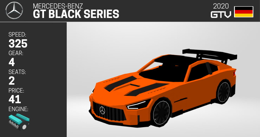 Mercedes-Benz vehicle models in Minecraft