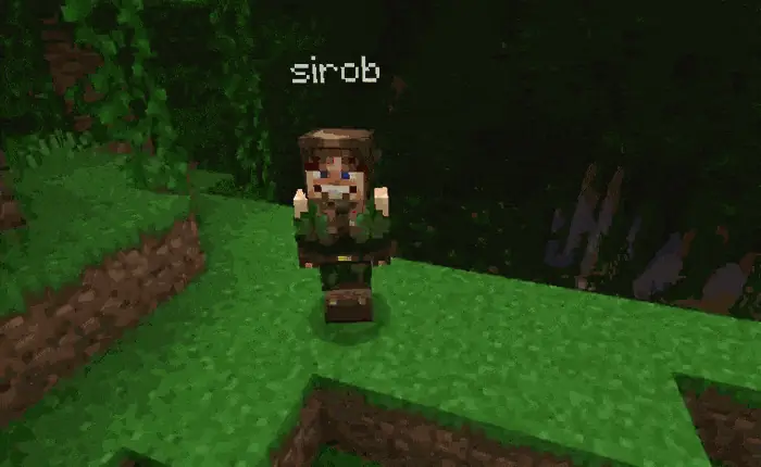 You start sitting in the direction you were looking