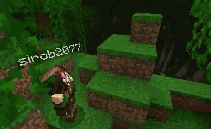 While crawling on all fours, you can climb up the blocks