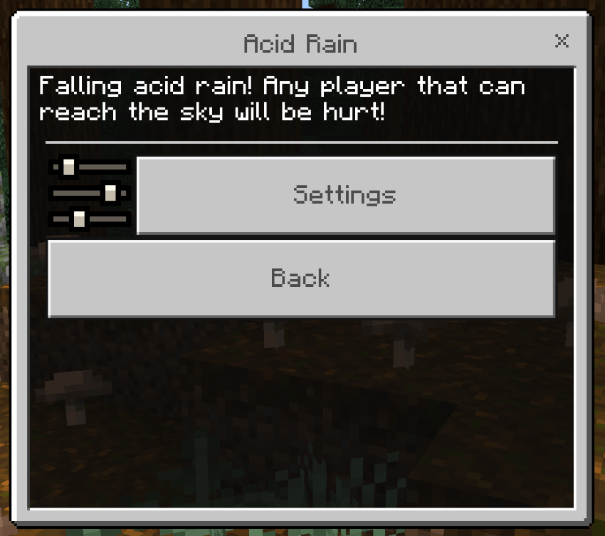 Settings button in Guide Book