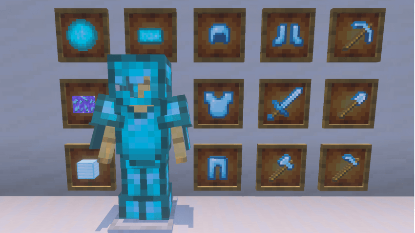 Cyanite ore texture