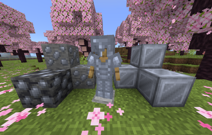 Silver tools and armor