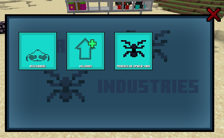 Workbench category menu