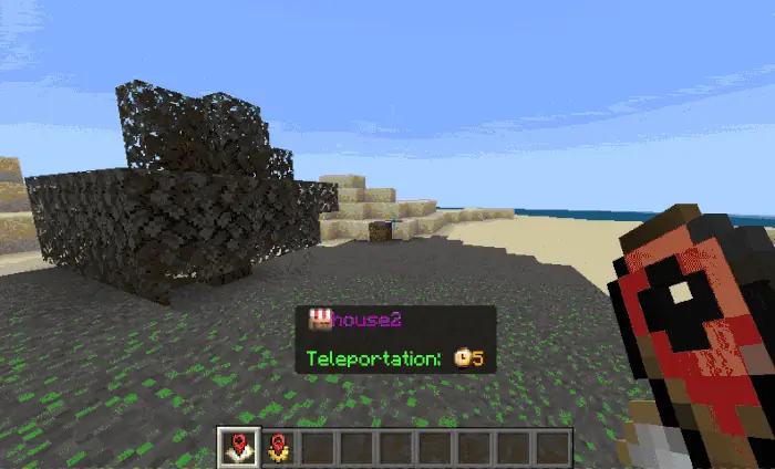 Animation for 150 Blocks Teleportation