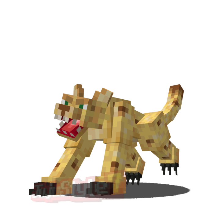 Mutated Spider Pig in Minecraft Bedrock