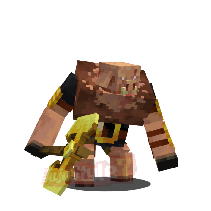 Mutant Axolotl and Endolotl in Minecraft Bedrock