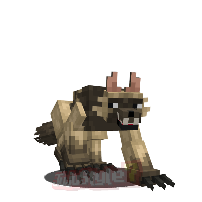 Mutated Spider Pig in Minecraft Bedrock