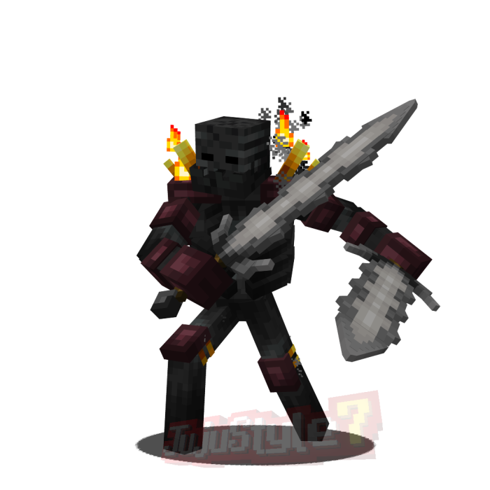 Mutant Skeletons in Minecraft Bedrock