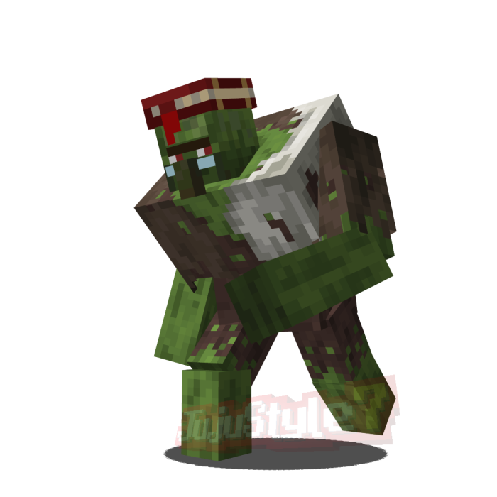 Mutant Zombies in Minecraft Bedrock