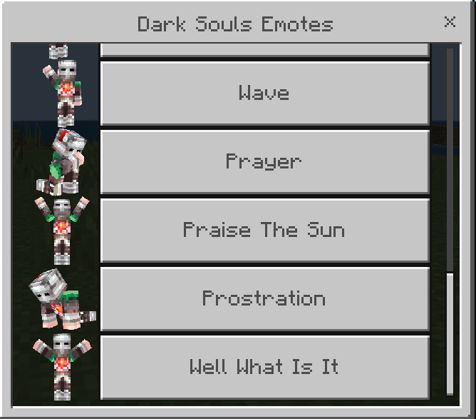 More Dark Souls emotes
