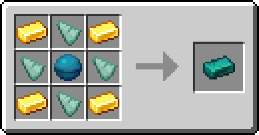 Oceanite Ingot crafting recipe