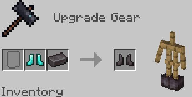 Netherite Tools and Armor images