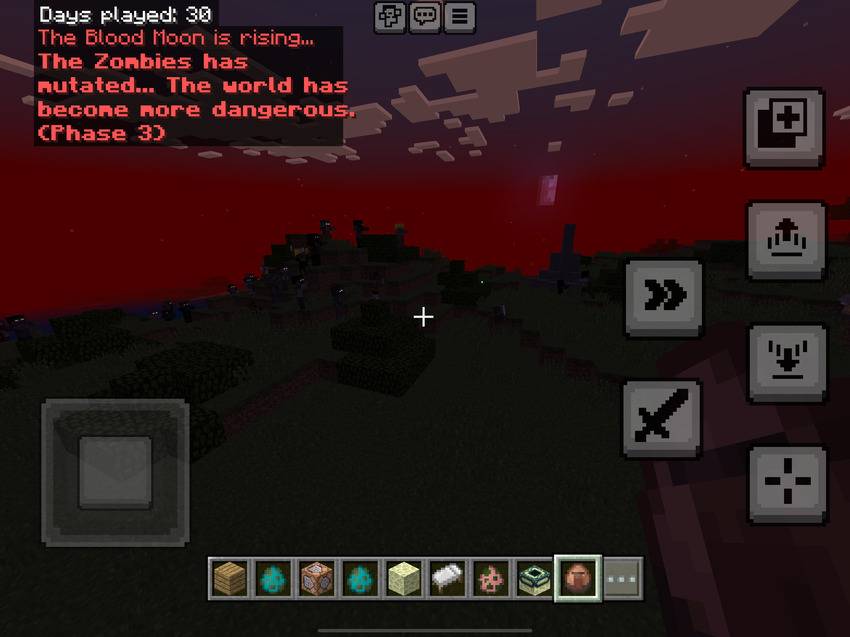 Zombie with redstone torch preparing to explode