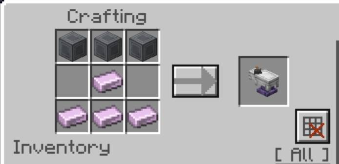 Elemental crafting table