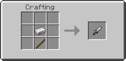 Dagger Crafting Recipe