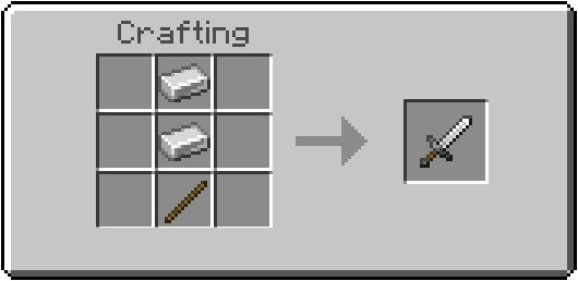 Sword Crafting Recipe