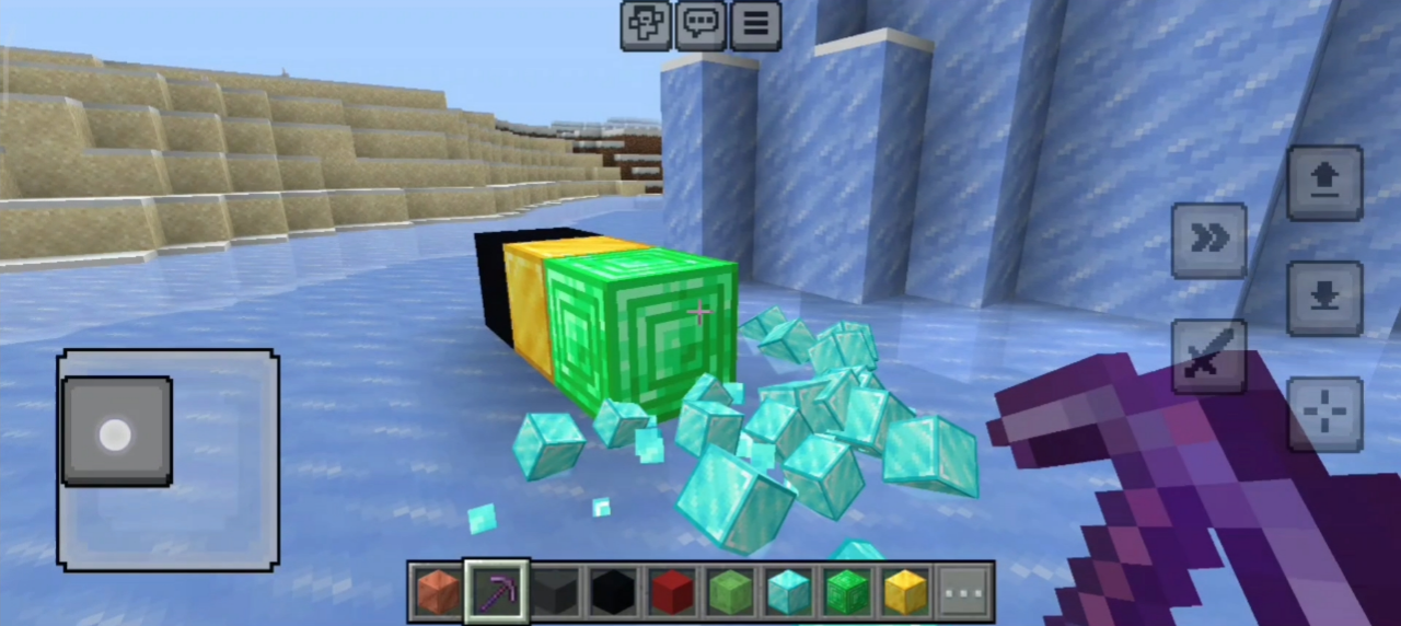 Block breaking fragments