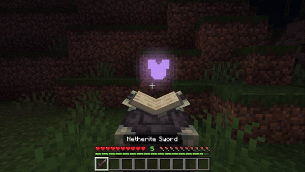 Removing enchantments animation