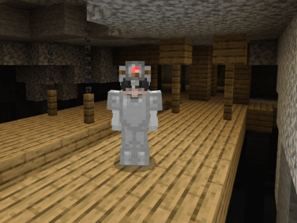 Light-emitting helmet animation