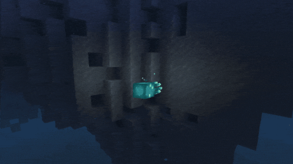 Mob emitting light animation