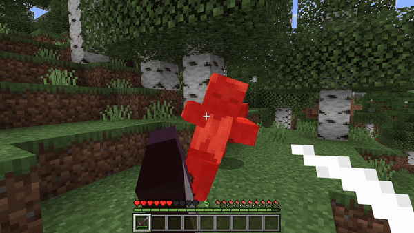 Axe damage and cooldown demonstration