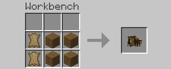 Tanning rack crafting interface