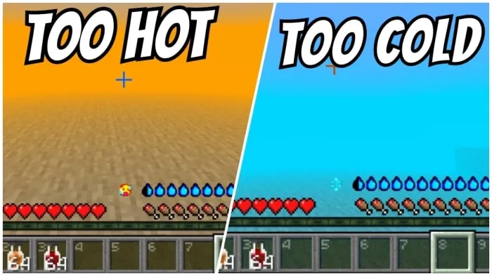 Temperature effects in-game