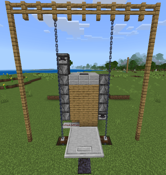Elevator pad setup
