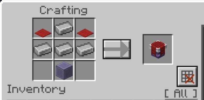 Crafting interface