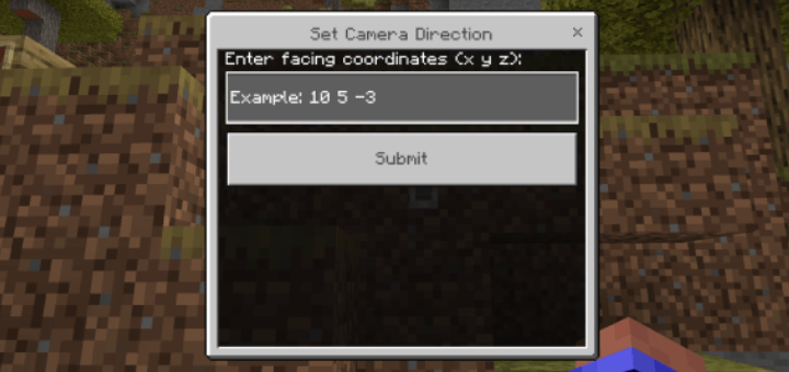 Input coordinates for Still Camera