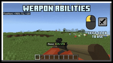 Weapon abilities animation