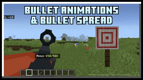 Bullet spread animation