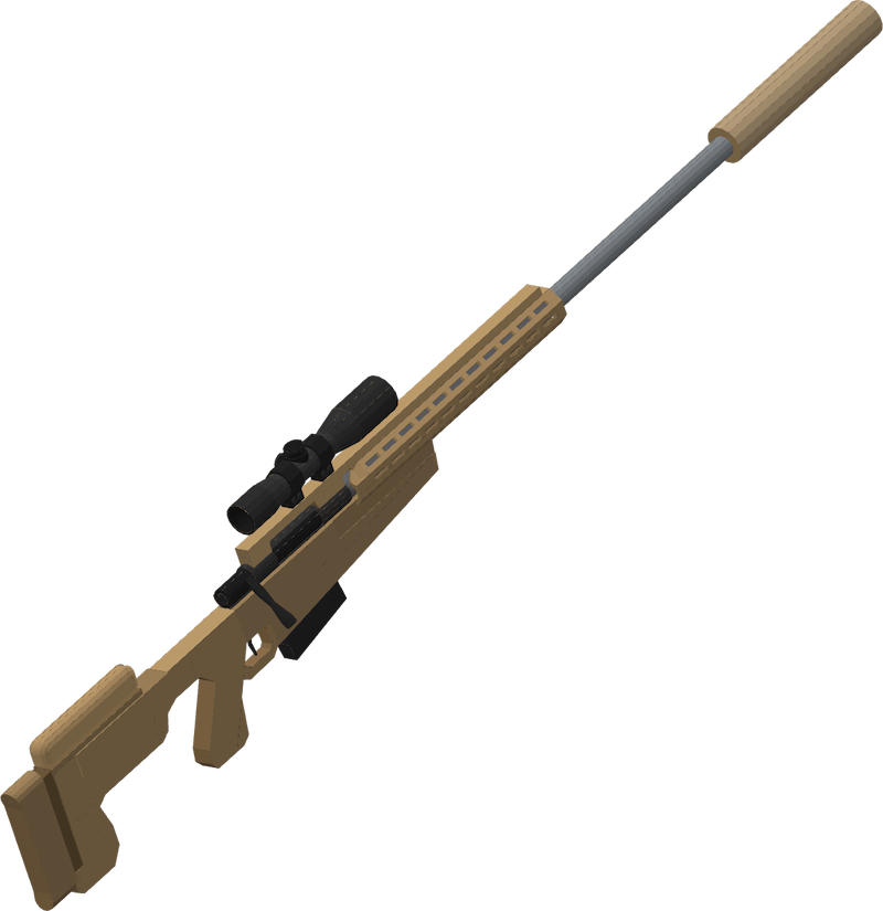 MK13 sniper rifle model