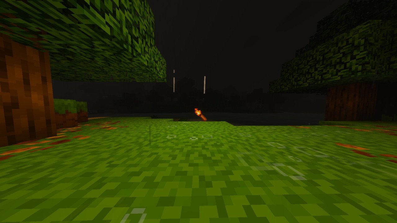 Dropped Item Emitting Light