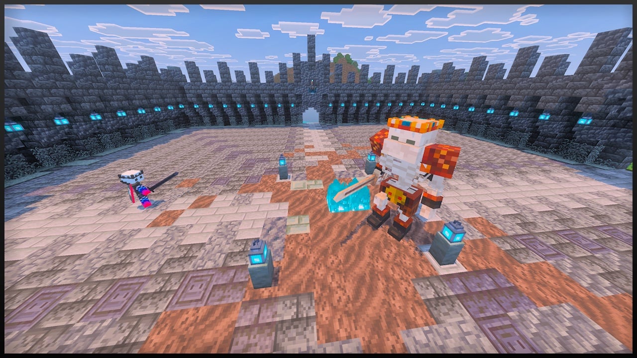 Skeleton King's lightning attack