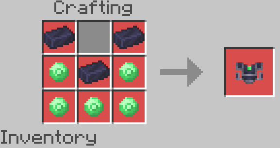 Chestplate crafting recipe
