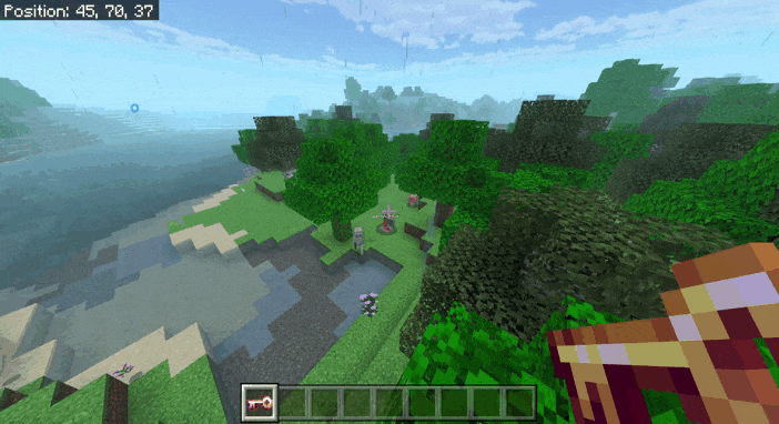 Using the key to open the tomb