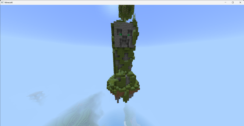 Floating Creeper Statue