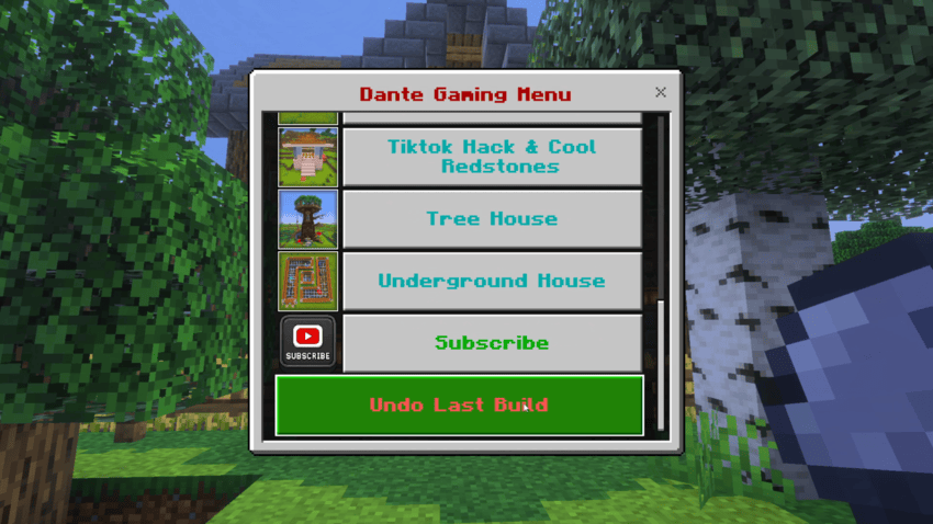 Undo option to remove last build