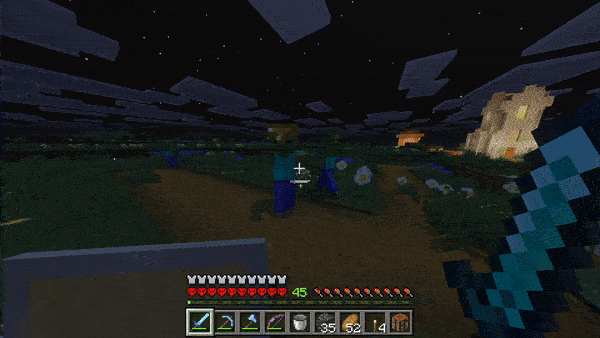 Sweep attack animation